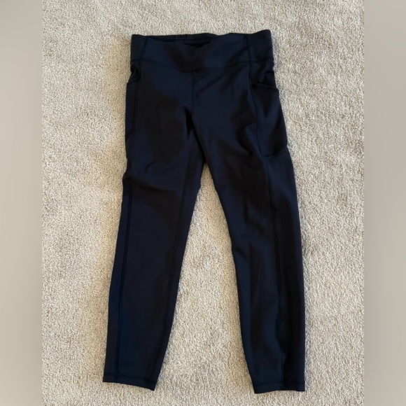 Lululemon Invigorate High-Rise Tight 25” Black Everlux Leggings Size 10 Pocket - Picture 7 of 10